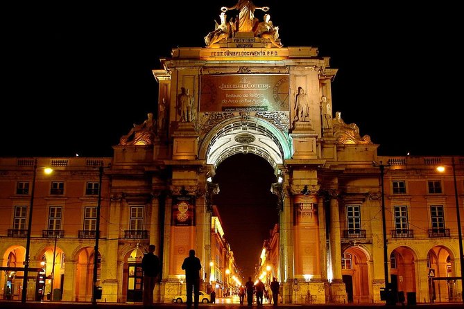 Private tour: Lisbon Fado Dinner Show and Panoramic Night Tour - Rossio Square: a quick orientation before Alfama turns up the volume