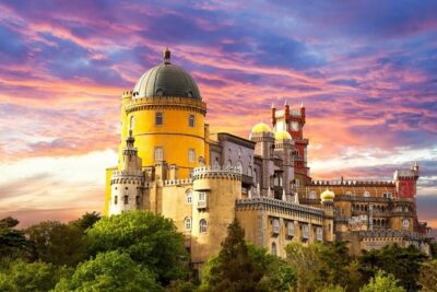 Private Tour of Sintra, Cabo da Roca and Cascais with 2 Palaces - Stop 1: Sintra town lanes, royal landmarks, and the park edge