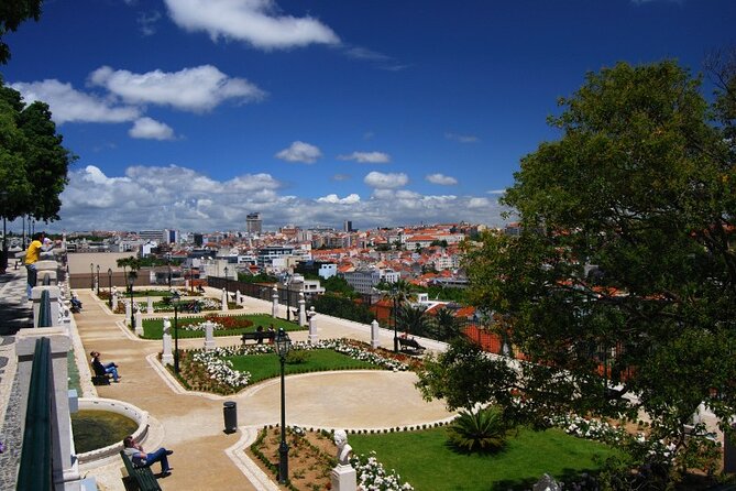 Private Tuk Tuk Tour through Bairro Alto and Chiado - Miradouro de São Pedro de Alcântara: one stop that connects the whole city