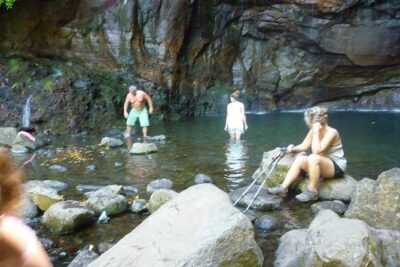 Rabaçal - 25 Fonts - The trail reality check: stairs, steep sections, and getting wet