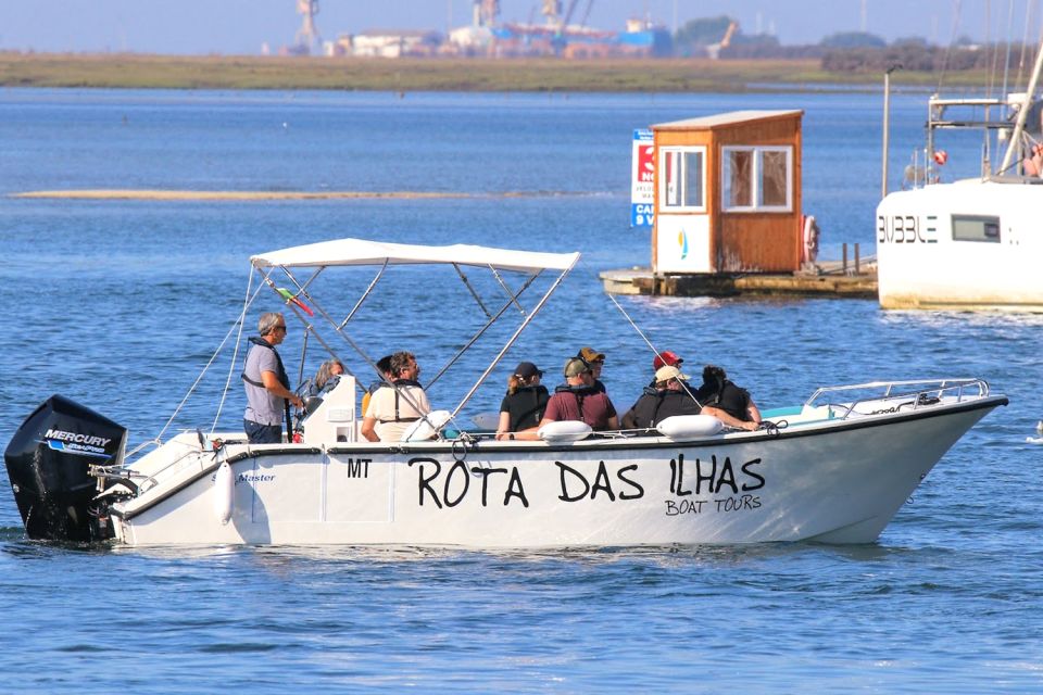 Ria Formosa Bout Tour with sunset - Olhão - Low tide and the clam and oyster farms you may spot