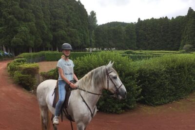 ride a volcano - go to the gardens in the woods - Forest zone riding: calm trails and that woods-garden feeling