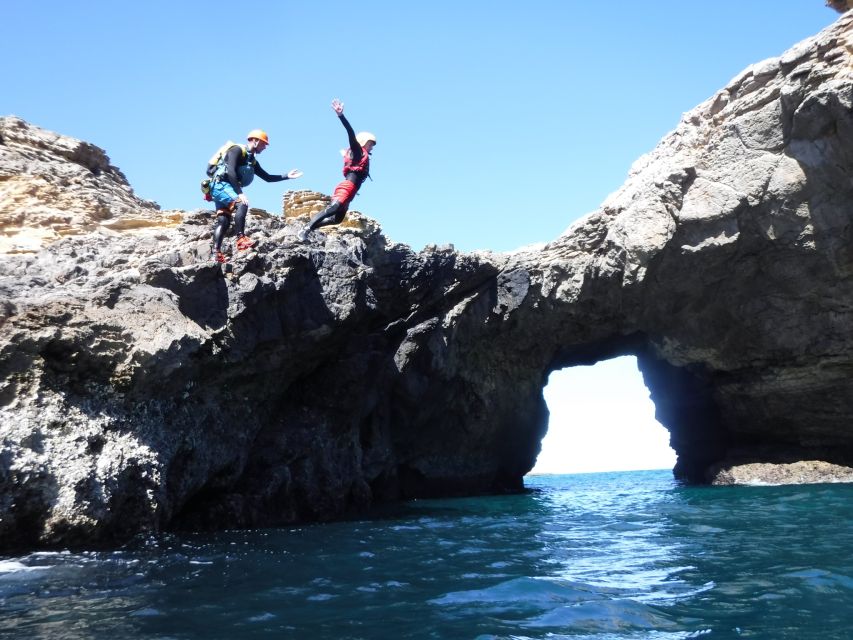 Sagres: Coasteering - Swimming, Cliff Jump & Rock Climbing - Swimming and Hidden Caves in Crystal-Clear Water