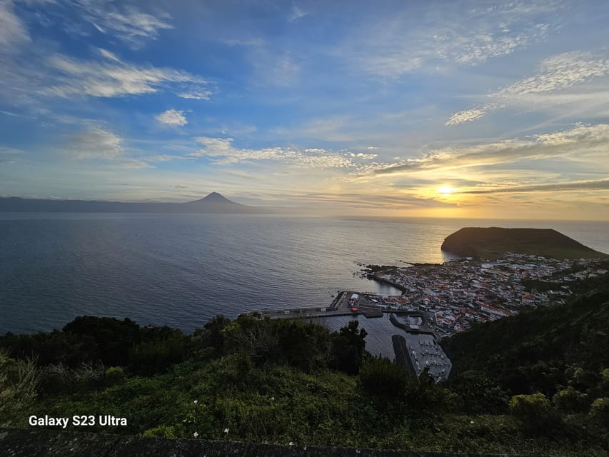São Jorge: Island, Forest Reserve & Fajãs Guided Tour - Viewpoints on the way down to Velas: Urzelina Tower, windmills, and Manadas