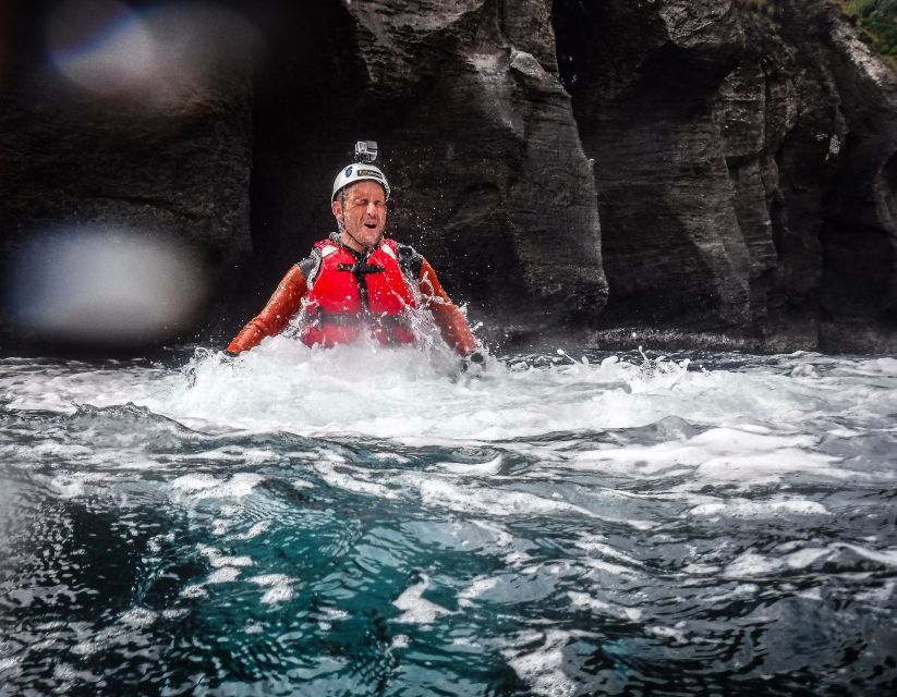 São Miguel: Coasteering Experience in Caloura - Equipment, safety briefing, and the real start of the fun