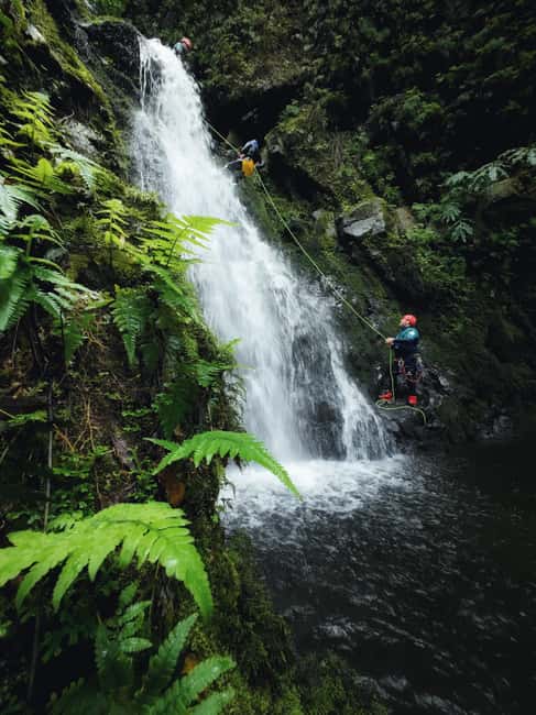 São Miguel: Level 1 Canyoning in Ribeira dos Caldeirões - Meet at the waterfall parking lot, then your gear and safety briefing start quickly