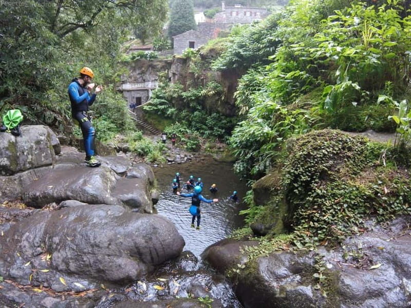 Sao Miguel: Ribeira dos Caldeiroes Canyoning Experience - Key highlights at a glance