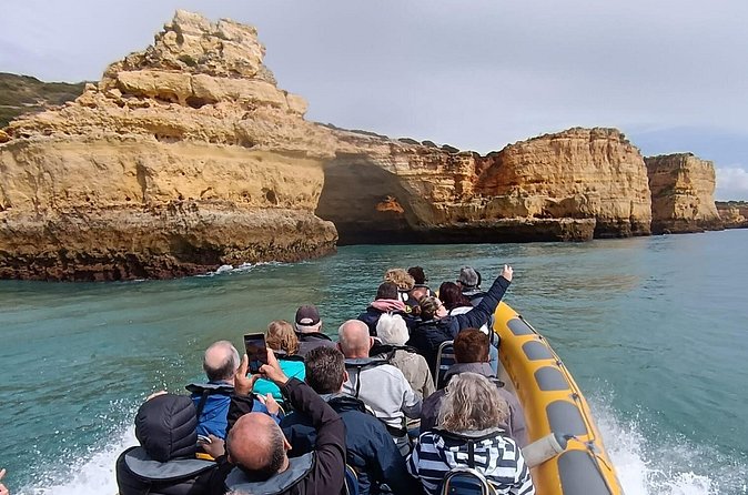 Semi - Rígido Tour to Benagil Caves from Portimão - Cruising past Carvoeiro sights and rock formations