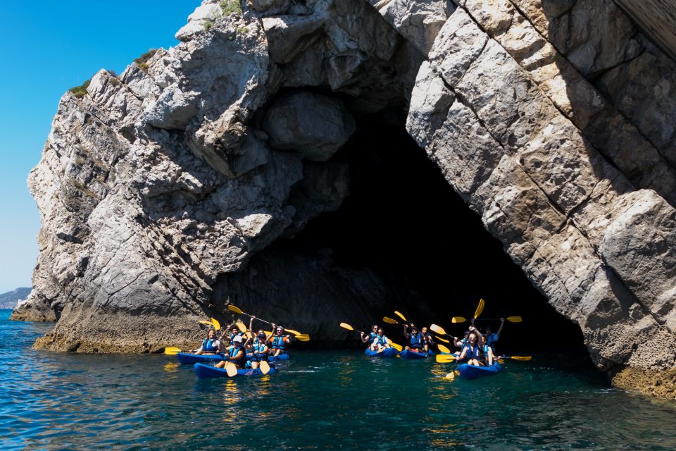 Sesimbra: Arrabida Natural Park & Caves Guided Kayaking Tour - Paddling Arrábida Natural Park: The Caves You Can Only Do This Way