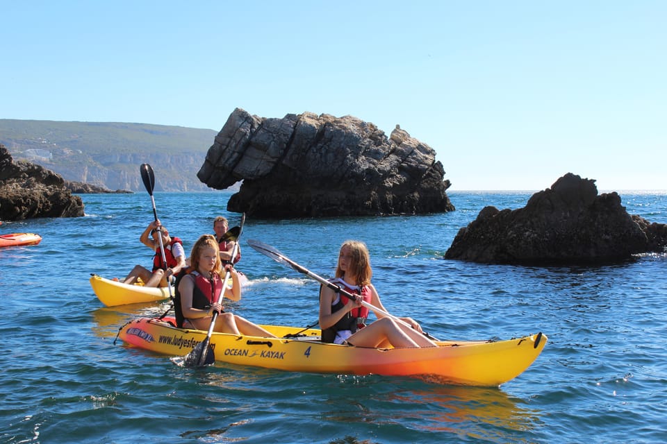 Sesimbra: Ribeiro Cavalo Beach, Caves, & Arrábida Kayak Tour - Paddling logistics that actually matter on sea kayaks