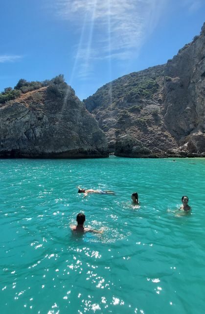 Sesimbra: Secret Bays and Beaches Boat Tour with Snorkeling - Praia da Mijona: Another Snorkeling Chance With Marine Life Focus
