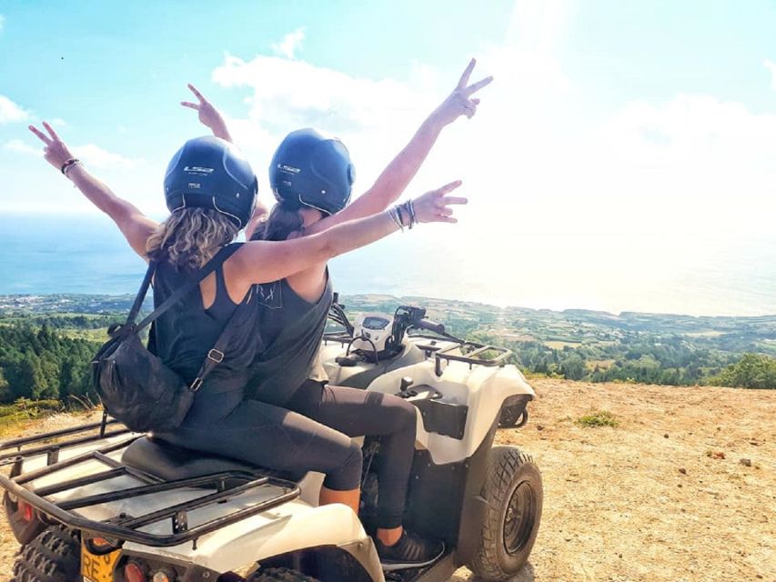 Sete Cidades: Half-Day ATV Quad Tour - Miradouro Das Cumeeiras: longer riding on the way to big views