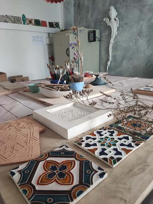 Sintra: Hispanic Moorish Tile Workshop - What happens after 5 pm: firing, then pickup or delivery