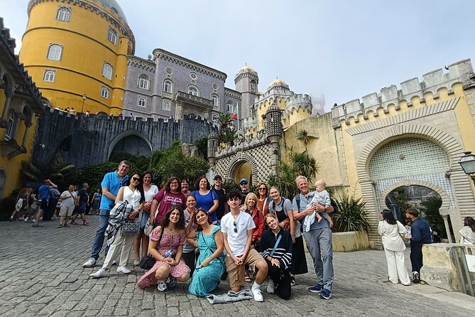 Sintra, Pena, Regaleira , and Cascais Guided Day Tour from Lisbon - Park and National Palace of Pena: Crowds, Steep Walks, and Views