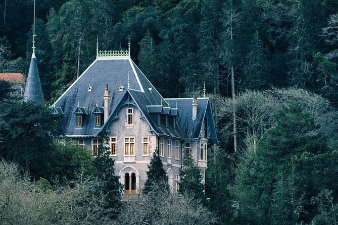 Sintra Walking Tour: Romantic Village & Palaces - National Palace area: the skyline chimneys and the quiet Church of São Martinho