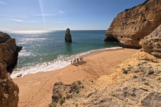 Small Group Paddleboard Experience in Benagil Cave with 4K Photos - Stop 3: Praia da Marinha and the arches you paddle under
