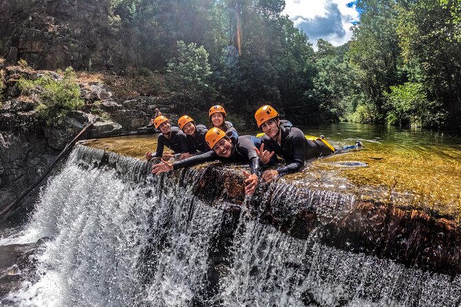 Soft Canyoning, river Ceira, Góis, Serra da Lousa, Coimbra - Optional Jumps and Heights (2m to 8m): How to Choose What You Do
