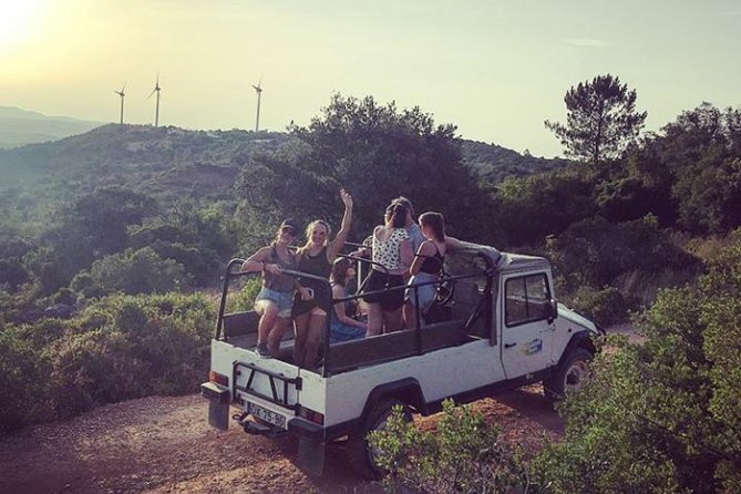 Sunset Jeep Safari with Dinner in Algarve - Paderne: village pass, castle stop, and a farm tasting you’ll remember