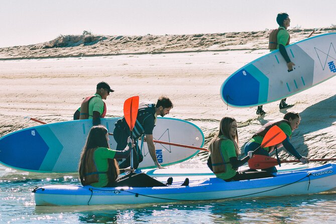 SUP or Kayak Tour - Barrinha at the end of Praia de Faro: where river meets ocean