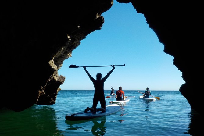 SUP Tour in Algarve Ingrina Caves w/ Snorkeling & Photos Included - Paddle Through Ingrina and Barranco Caves (Near Lagos)