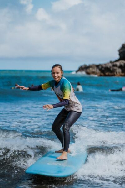 Surf lesson in Madeira - Santa Luzia Park pickup and the 45-minute ride to the surf spot