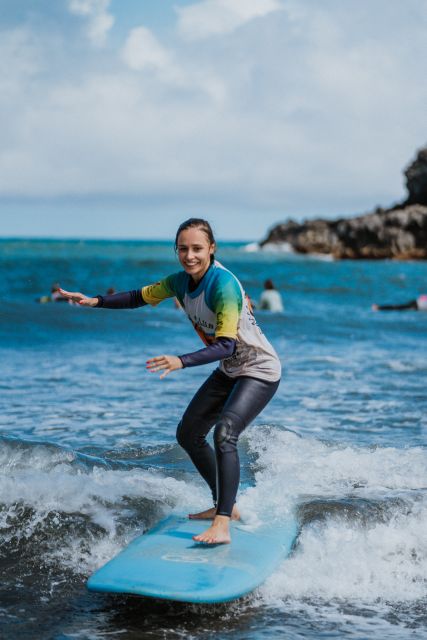 Surf lesson in Madeira - Santa Luzia Park pickup and the 45-minute ride to the surf spot