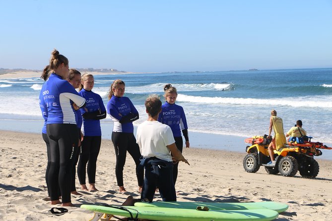 Surf Lessons in Porto with transfer at Porto Surf School - How The Half-Day Runs: 3.5 Hours With Real Water Time