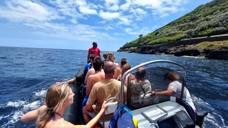 Terceira Island:Ilheus das Cabras -Boat Trip - Ilhéus das Cabras: Caves, goat island energy, and wildlife spotting
