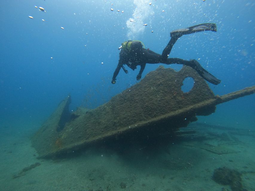 Terceira Island:Try Scuba in a Shipwreck-Archeological park - Price and value: what $129 includes (and what you still need)