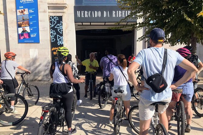 The Heart of Lisbon by Electric Bike - Rossio and Praça Dom Pedro IV: downtown monuments, theaters, and old-school streets