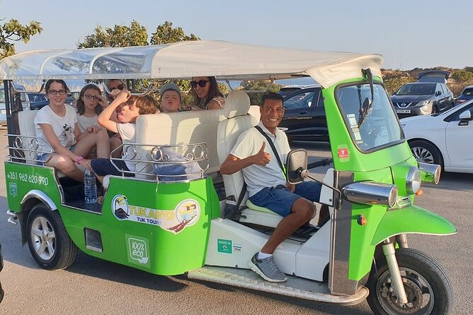 TUK TUK Tour around Lagos Old & New Town & beaches - Best way to know Lagos - Guides make the difference: Nuno, Carla, Marta, and Karla