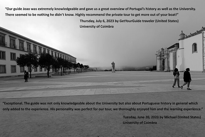 University of Coimbra - more complete and private visit, ticket included - Guide quality: what you should look for in your experience