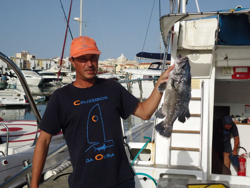 Vilamoura: Algarve Reef Fishing Boat Trip with Gear Included - Reef fishing with crew help: how you get bites to turn into fish