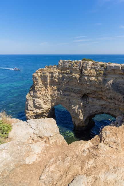 Vilamoura: Benagil Cave Boat Tour - Swimming Stop and Sea Conditions: When the Dip Works