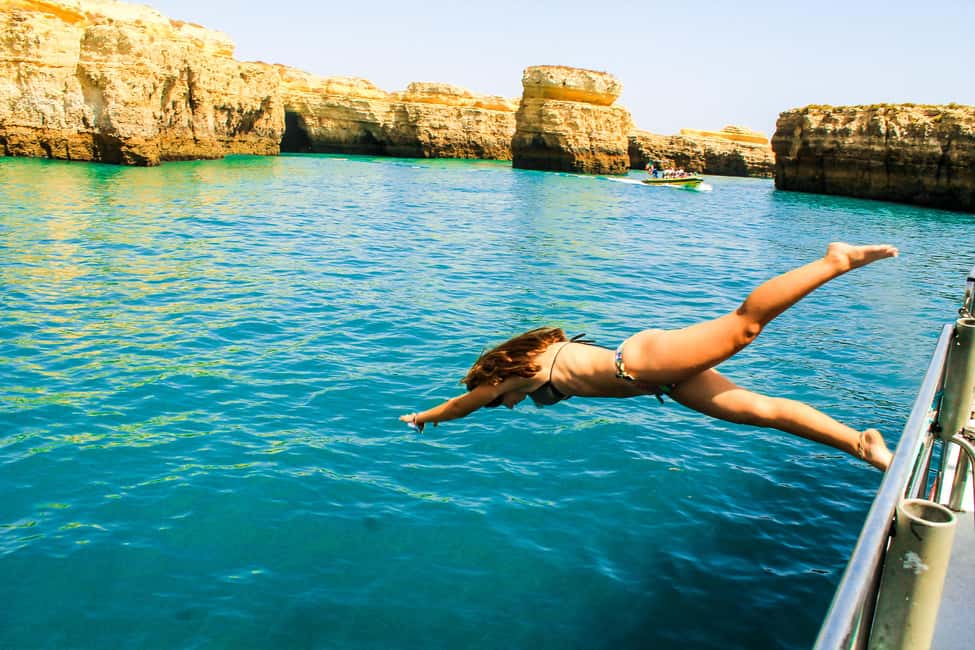 Vilamoura: Benagil Cave Boat Trip with Beach BBQ and Kayak - Benagil Cave rules: how to stay flexible (and safe)