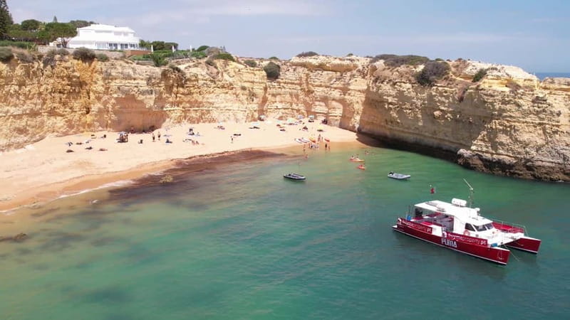 Vilamoura: Benagil Cave Boat Trip with Beach BBQ and Kayak - The beach BBQ and drinks: where the day slows down