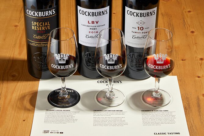 Visit to Cockburn's Cellars - The tasting: small flights that build your palate