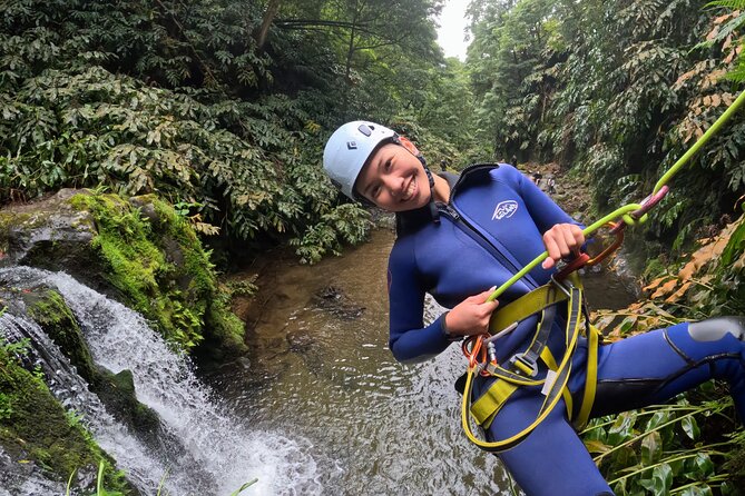 Waterpark Canyoning at Ribeira dos Caldeirões, Sao Miguel Azores - Gear, Harness, and Safety: Why It Matters Here